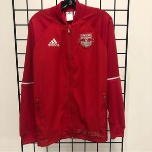 RED BULLS x ADIDAS track jacket full zip NWT size medium 🐝
